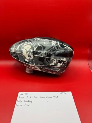 1 cargador de rotor Dye PB - impresión de camuflaje de nieve - alimentación rápida - totalmente funcional Foto 1 de 4