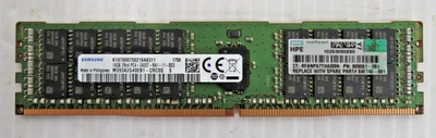 Samsung 16GB 2Rx4 PC4-2400T-RA1-11-DC0 SERVER RAM M393A2G40EB1-CRC0Q - Image 1 of 3
