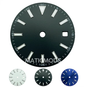 29mm Sterile Watch Dial Mil gauss Style With Date Fit ETA2824 Miyota8215 - Picture 1 of 6