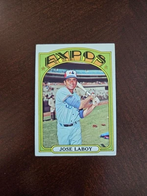 JOSE LABOY 1972 TOPPS BASEBALL CARD #727 MONTREAL EXPOS HIGH NUMBER - Image 1 of 2