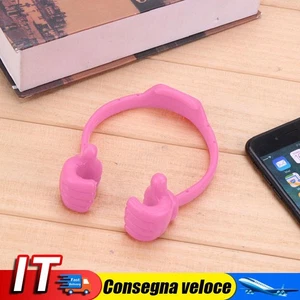 Thumbs-up Cell Phone Holder Mobile Phones Stands for iPhone/Samsung (Pink) - Afbeelding 1 van 7