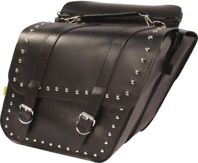 Alforja inclinada con tachuelas Willie &amp; Max para motocicleta bicicleta de calle SB702 63-00841 Foto 1 de 4