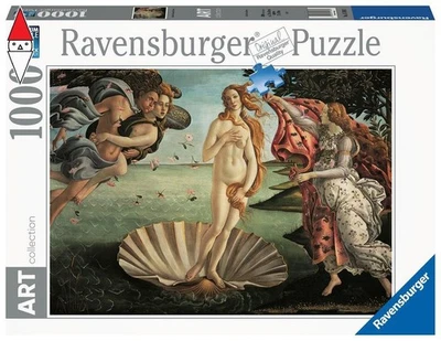 PUZZLE ARTE RAVENSBURGER BOTTICELLI NASCITA DI VENERE 1000 PZ - Immagine 1 di 2