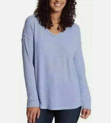 Blusa de malha térmica feminina vintage America, tamanho grande - Imagem 1 de 3