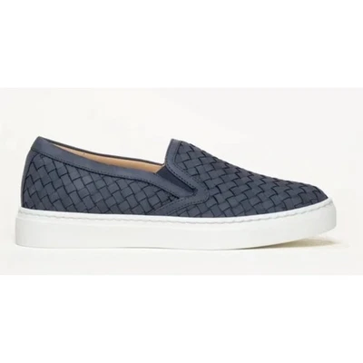 M. Gemi 'The Cherchio' Sneaker Women's 39 / US 8.5 Navy Blue Woven Slip On Shoe - Image 1 of 4