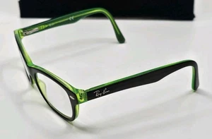 Ray Ban Kids RB1555 3665 Green Black Eyeglasses 46 16 125 FRAMES ONLY - Picture 1 of 8