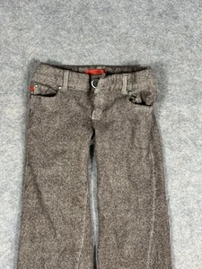 Anthropologie Level 99 Wide Leg Pants Bell Bottom Brown Wool Size 27 W01958 - Picture 1 of 10