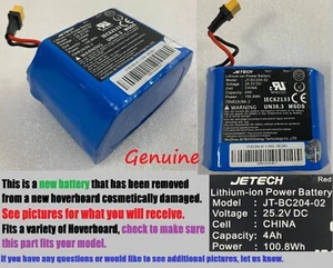 JETECH Lithium-ion Power Battery JT-BC204-02 25.2V 4Ah 100.8Wh 🔴open box - Picture 1 of 13