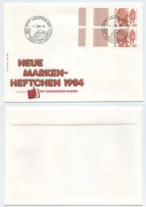 112805 - Ersttagsbrief - FDC - Neue Markenheftchen - Laupens 1.2.1984 - Picture 1 of 1