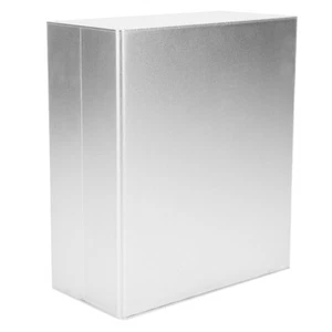 Caja de Proyecto de Aluminio Plata Mate Tipo Dividido Hágalo Usted Mismo Estuche Electrónico - Imagen 1 de 11