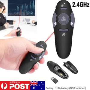 Wireless 2.4GHz PowerPoint PPT Presenter Remote Control Clicker Pointer Pen AU - Picture 1 of 12