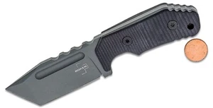 Boker Little Dvalin Fixed Blade Knife, Black G-10 Handles, Kydex Sheath 02BO034 - Picture 1 of 3