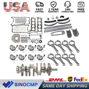 Crankshaft Rods Timing Kit & Engine Rebuild Kit For Jaguar Land Rover AJ133 5.0L - Picture 1 of 41