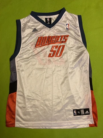 nba jersey Bobcats Okafor Youth XL Adidas White NBA Charlotte Hornets Cover