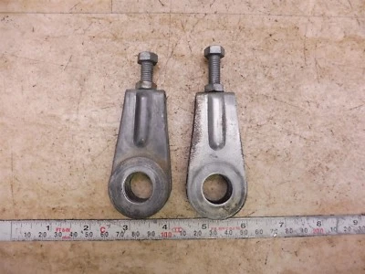 1985 Kawasaki 454 LTD K171-1> rear wheel adjusters left right set pair - Image 1 of 4