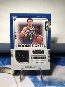 2021-22 Chris Duarte RC Panini Contenders Rookie Ticket Jersey #RTS-CDU - Picture 1 of 2
