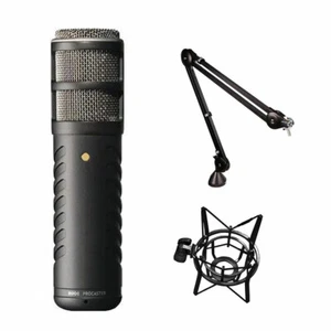 Rode Procaster dynamisches Broadcast-Mikrofon mit PSA1 Auslegerarm & PSM1 Stoßstange - Bild 1 von 4
