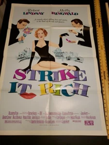 Póster de la película Miramax Strike It Rich Molly Ringwald 1990 27X40 (52f) - Imagen 1 de 24
