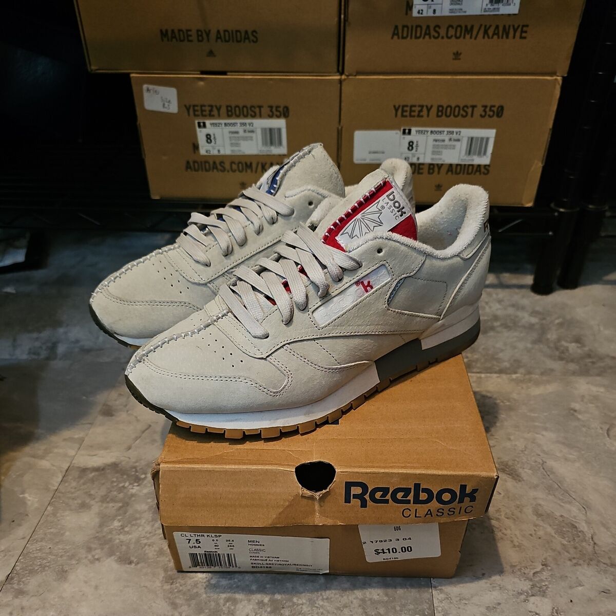 Reebok Kendrick Lamar x Classic Leather Skull Grey for Sale Reebok Kendrick Lamar x Classic Leather Skull Grey for Sale