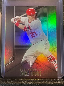 Mike Trout Titanium Holo 2020 Panini Chronicles #1 Angels Mlb Baseball LA