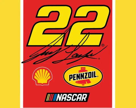 NASCAR #22 Joey Logano CAR MAGNET-NASCAR MAGNET-5"X 6" Cover