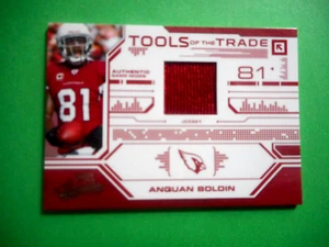 Anquan Boldin 2008 Absolute TOOLS of the TRADE Football Card TOTT-30 Ser# 63/100 - Picture 1 of 3