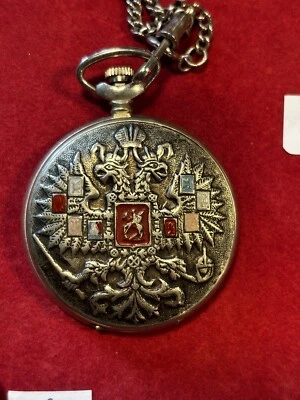 Orologio Sovietico Da Tasca Molnija San Giorgio Anni 80 - Imagen 1 de 4