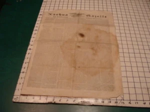 vintage original newspaper -- NASHUA (NH) GAZETTE march 20, 1835 BENTON SPEECH - Picture 1 of 10