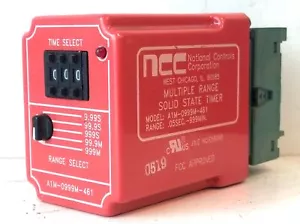 Ametek NCC A1M-0999M-461 120 V AC 10 A .05 sec - 999 min Solid State Timer Relay - Picture 1 of 5