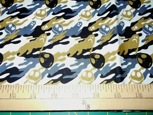 22" Nightmare Before Christmas Mostly Ghostly Fabric - Picture 1 of 1
