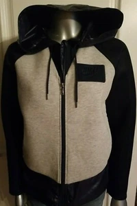 Nike Lightweight FULL ZIP Grey / Blue Windbreaker TRACK Jacket UNISEX Size XS - Picture 1 of 11