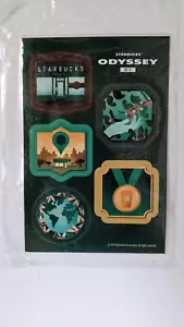 NUOVO Starbucks Odyssey Sticker Pack SET di 3 Fogli Programma Beta 2023 Premio Promo - Foto 1 di 5