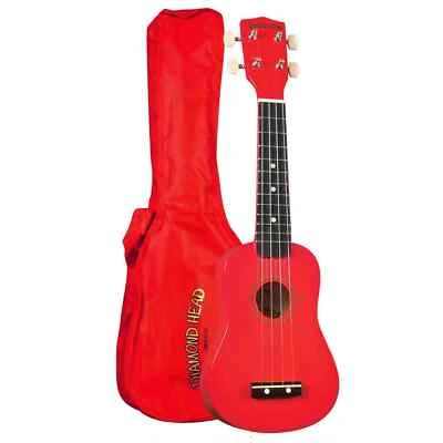 Diamond Head Soprano Ukulele | Red - Image 1 of 4