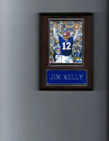 JIM KELLY PLAQUE BUFFALO BILLS FOOTBALL NFL Cover