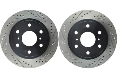 Par de rotores de freno de disco Stoptech trasero para GMC Sierra 1500 2007-2019 (44609) Foto 1 de 4