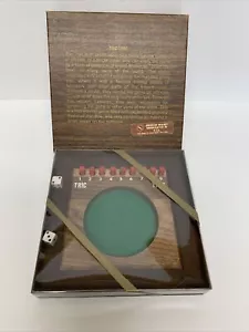 Vintage Tric Trac Game Drueke American Walnut Crafted in USA NIB 1971 - Picture 1 of 5