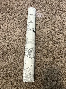 Rotolo di carta da colorare Ikea BLAVINGAD tema balene oceaniche ritirato 17"W - Foto 1 di 4