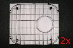 Menge 2x Suneli/Madeli Küche Spüle Schutz Rack Gitter Schutz Gummifüße $65 - Bild 1 von 2