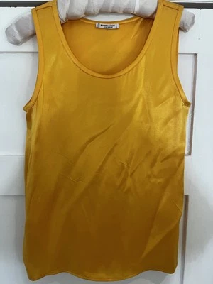 Rare vintage Saint Laurent yellow summer tank top UK6-8 - Image 1 of 4