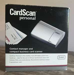 CardScan Personal Compact Business Card Scanner & Contact Manager - Picture 1 of 5