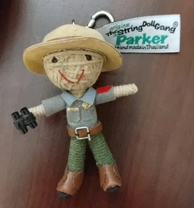 Kamibashi The Original String Doll Gang PARKER - Boy Park Ranger Keychain Clip - Picture 1 of 4