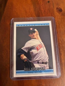 RARE 1992 Donruss Update Bill Krueger U-16 NMMT Minnesota Twins - Picture 1 of 2