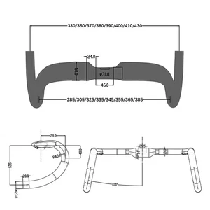 Bike Icompetition Level Carbon Road Bicycle All Internal Cables Handle Bar - Picture 1 of 23