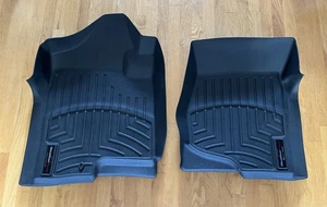 WeatherTech Floor Liners 1st Row for 2008-2013 Chevy Silverado 1500 - Picture 1 of 6