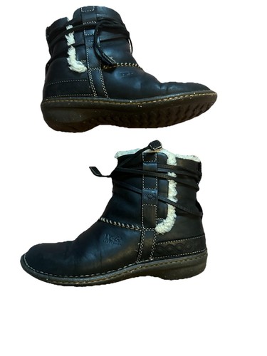 Stivaletti Ugg donna 7 neri 5136 in pelle di baia pull on shearling