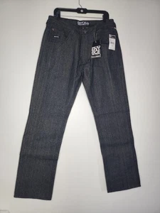 Enyce Pantalone Materiale Denim Uomo Taglia 34x34 Nero Nuovo - Foto 1 di 5