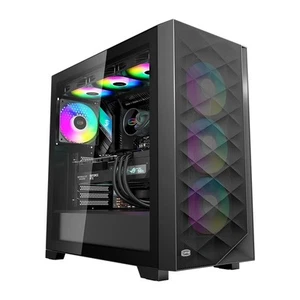 PCCOOLER C3-D510BKP3-GL CPS C3D510 ARGB BK PC Case with 3 ARGB Fans Desktop - Picture 1 of 1