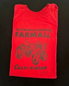 McCormick-Deering Farmall Culti-vision Graphic T Shirt Kids Large READ - Picture 1 of 5