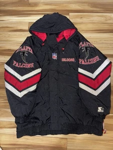Amazing Rare Vintage 90s Starter Atlanta Falcons SpellOut NFL Size XXL - Bild 1 von 10