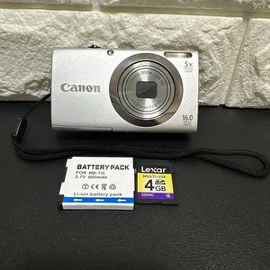 Canon PowerShot A2300 silver 16.0MP Digital Camera - Picture 1 of 20